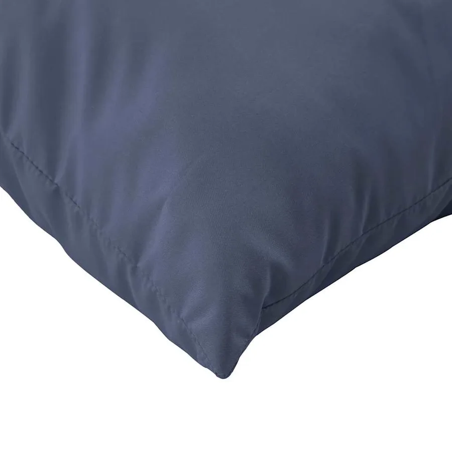 Coussins de palette lot de 3 bleu marine tissu oxford - 7
