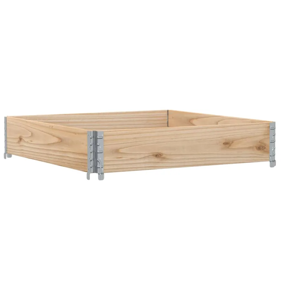 Jardinière 100x100 cm bois de pin massif - 2
