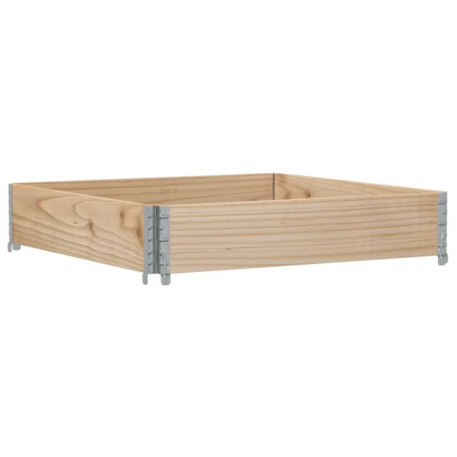 Jardinière 100x100 cm bois de pin massif - 5