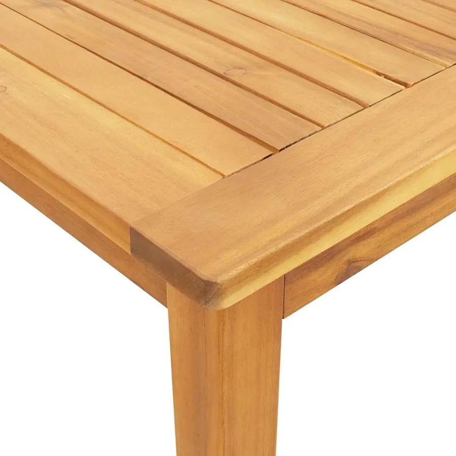 Ensemble à manger de jardin 9 pcs 180x90x75 cm bois d'acacia solide - 7