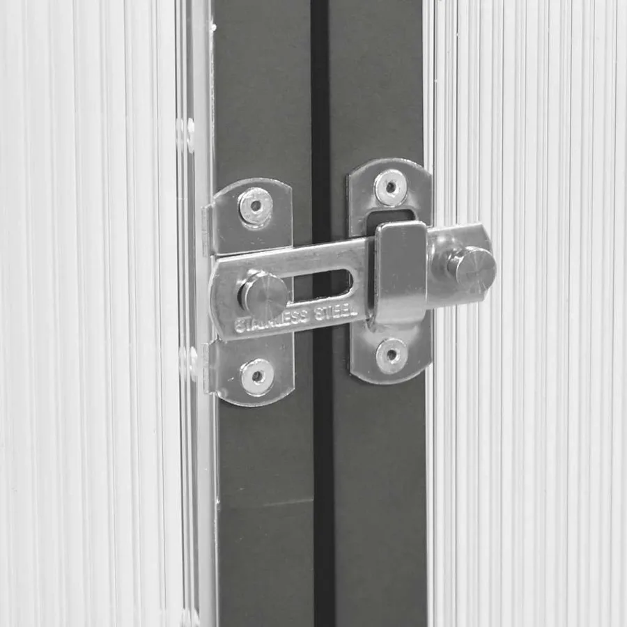 Serre avec cadre de base anthracite 169x169x195 cm aluminium - 7
