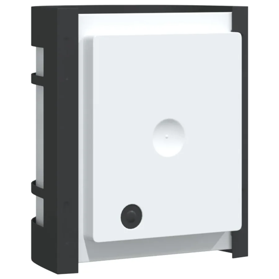 Applique murale d'extérieur noir acier inoxydable - 6