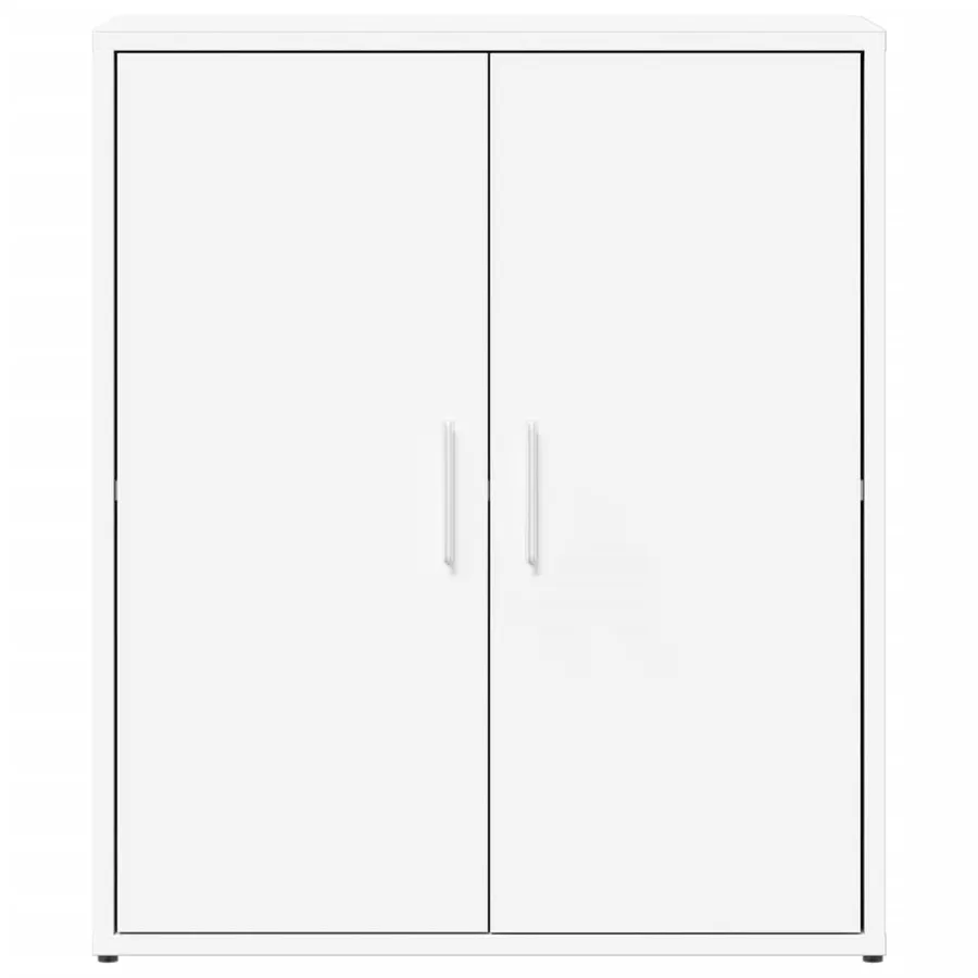 Buffets 2 pcs blanc 60x31x70 cm bois d'ingénierie - 5
