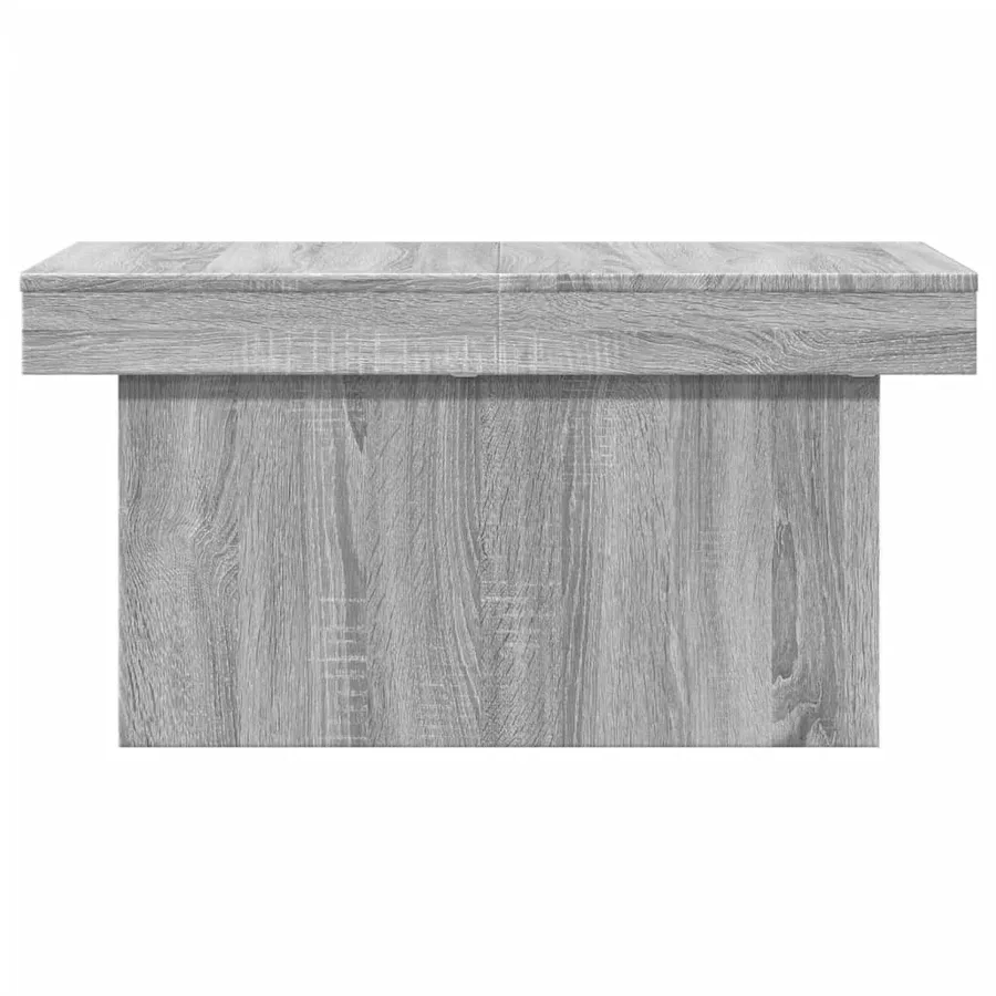 Table basse sonoma gris 100x55x40 cm bois d'ingénierie - 5