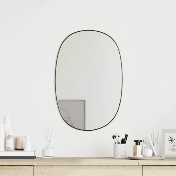 Miroir mural Noir 50x35 cm