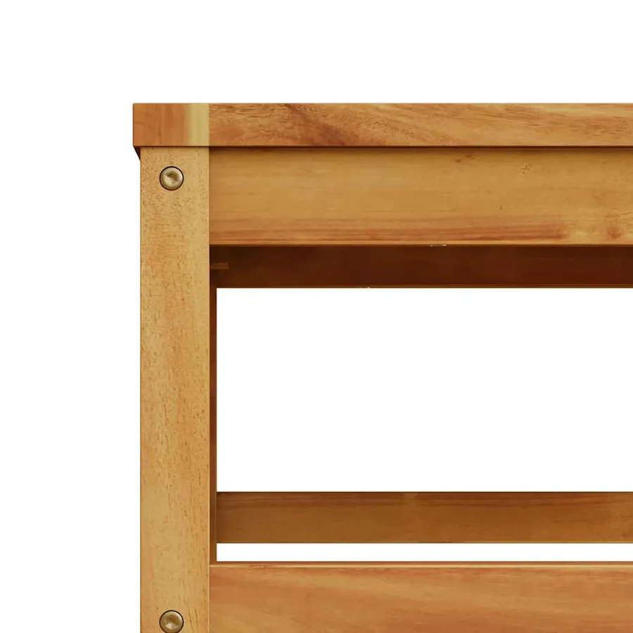 Salon de jardin 6 pcs avec coussins bois d'acacia solide - 8