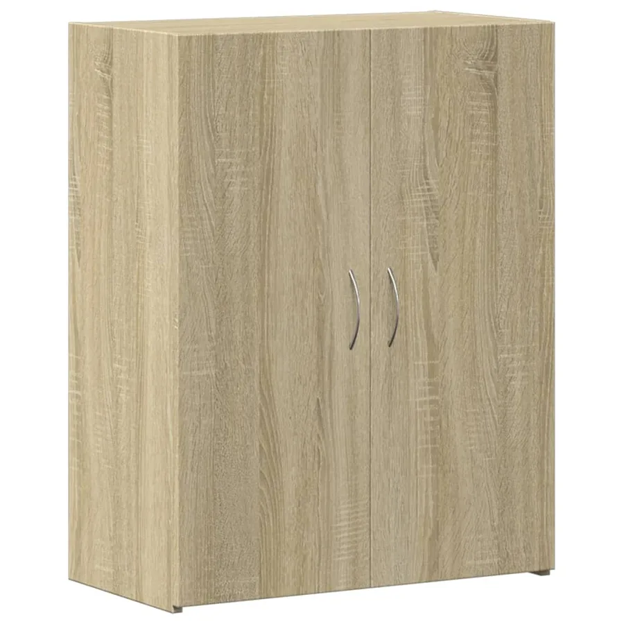 Armoire de classement chêne sonoma bois d'ingénierie - 2