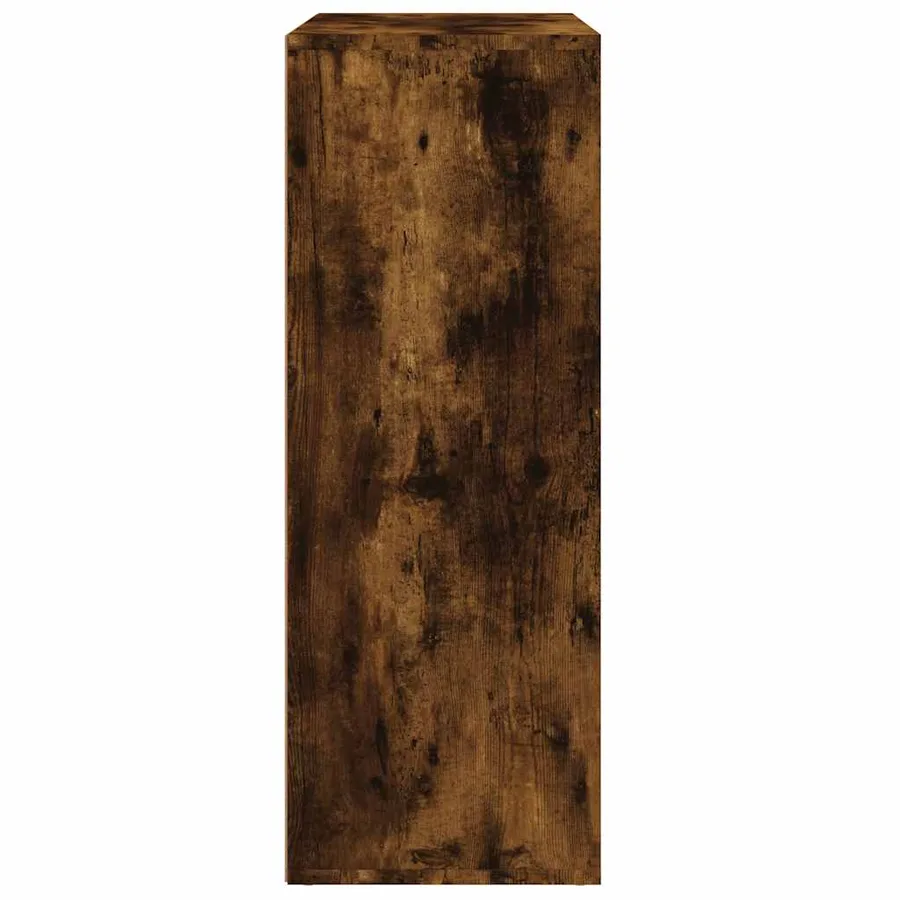 Buffet chêne fumé 60x31x84 cm bois d'ingénierie - 6