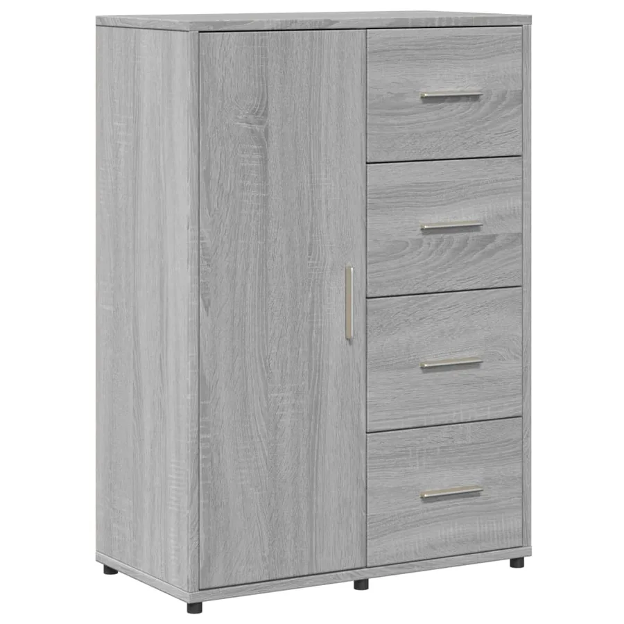 Buffet sonoma gris 60x31x84 cm bois d'ingénierie - 2