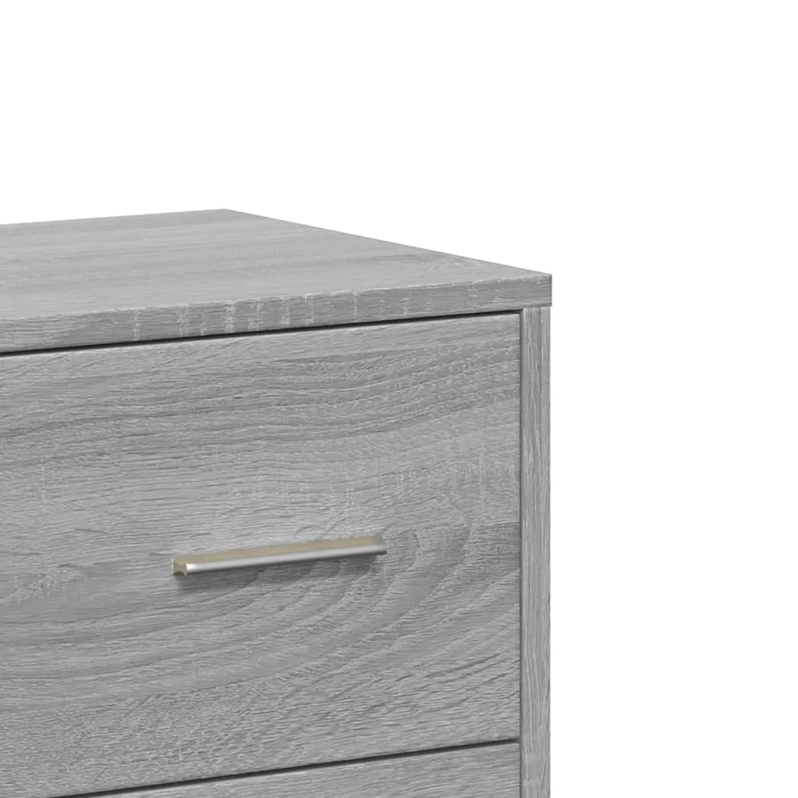 Buffet sonoma gris 60x31x84 cm bois d'ingénierie - 9