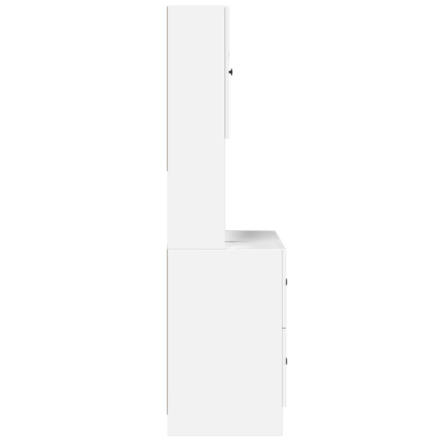 Armoire de cuisine blanc 95x50x180 cm bois d'ingénierie - 5