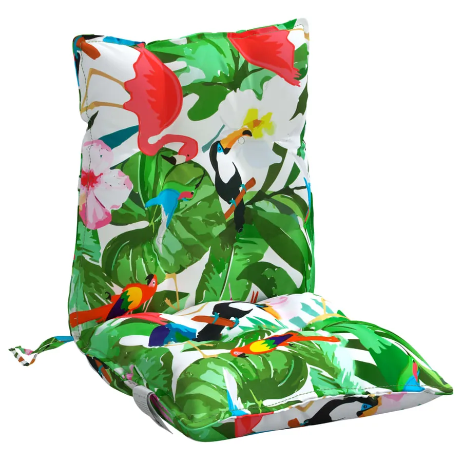 Coussins de chaise à dossier bas lot de 6 multicolore - 5