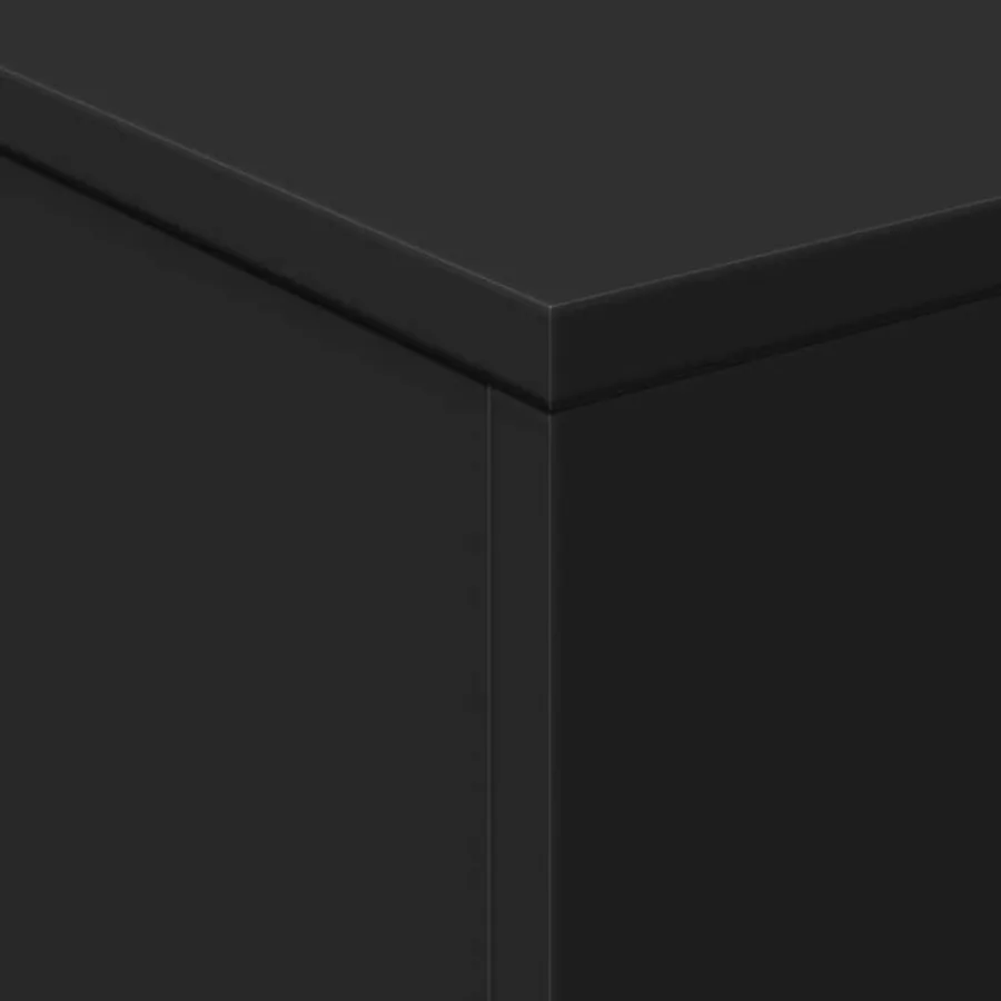 Table basse avec lumières LED noir 50x50x40 cm - 10