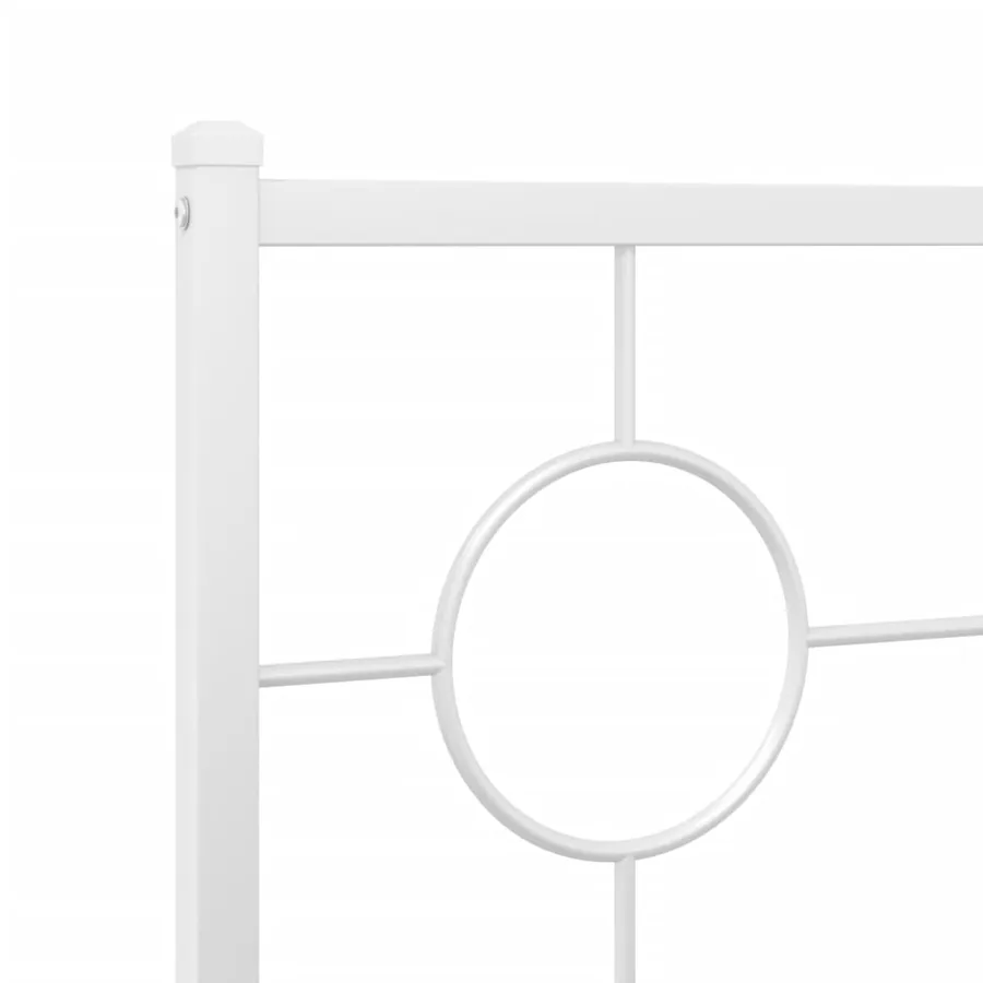 Tête de lit de remplacement métal blanc 140 cm - 6