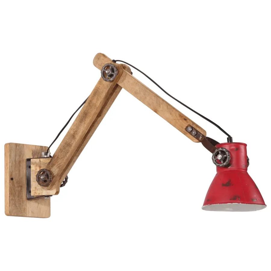 Lampe murale 25 W rouge délavé 96x15x20 cm E27 - 2