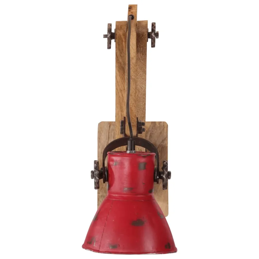 Lampe murale 25 W rouge délavé 96x15x20 cm E27 - 3