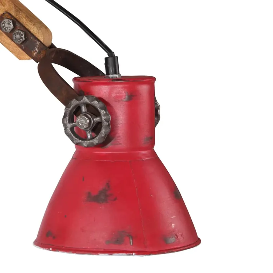Lampe murale 25 W rouge délavé 96x15x20 cm E27 - 7