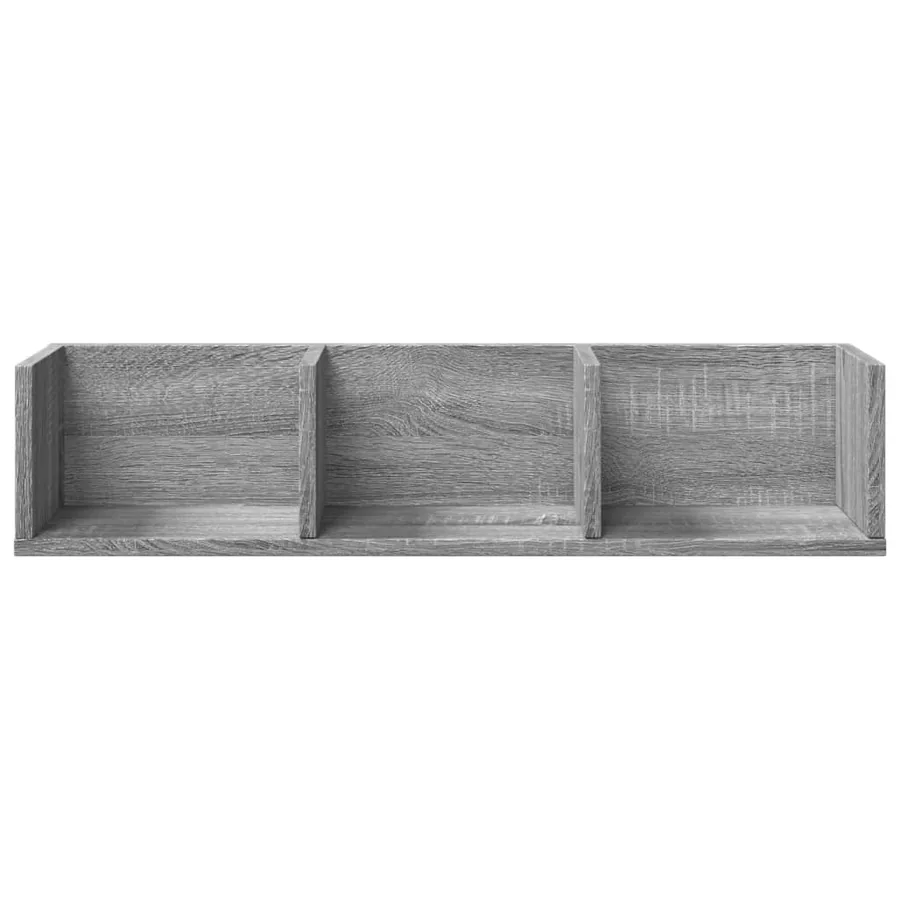 Armoires murales 2pcs sonoma gris 75x18x16,5 cm bois ingénierie - 5