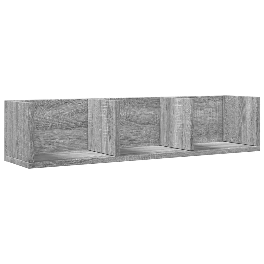 Armoires murales 2pcs sonoma gris 75x18x16,5 cm bois ingénierie - 6