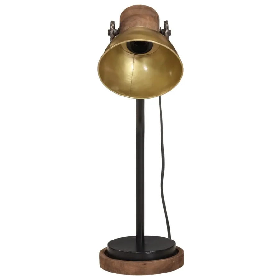 Lampe de bureau 25 W laiton antique 18x18x60 cm E27 - 3