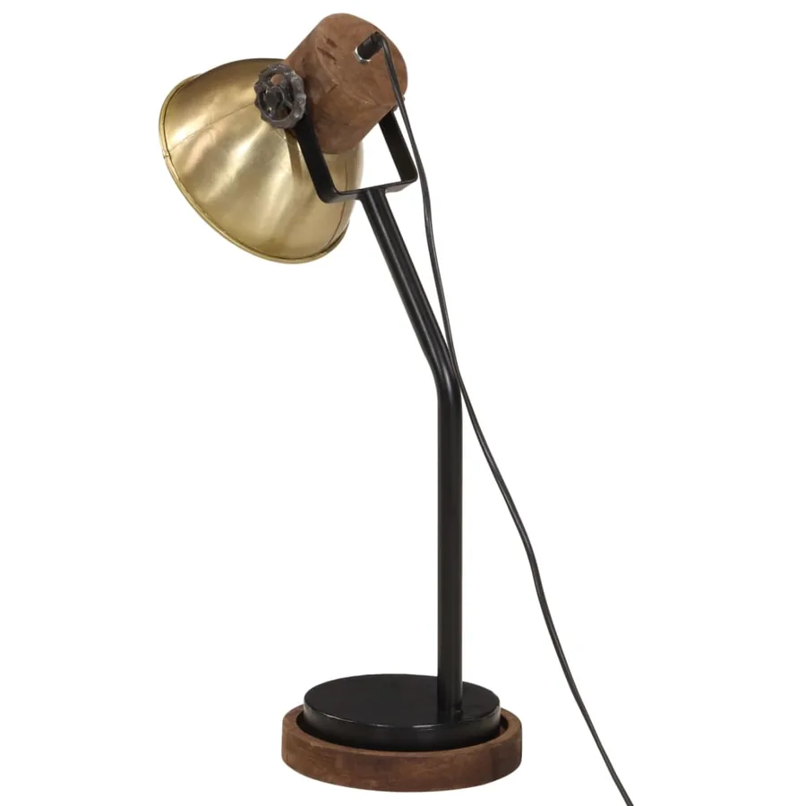 Lampe de bureau 25 W laiton antique 18x18x60 cm E27 - 5