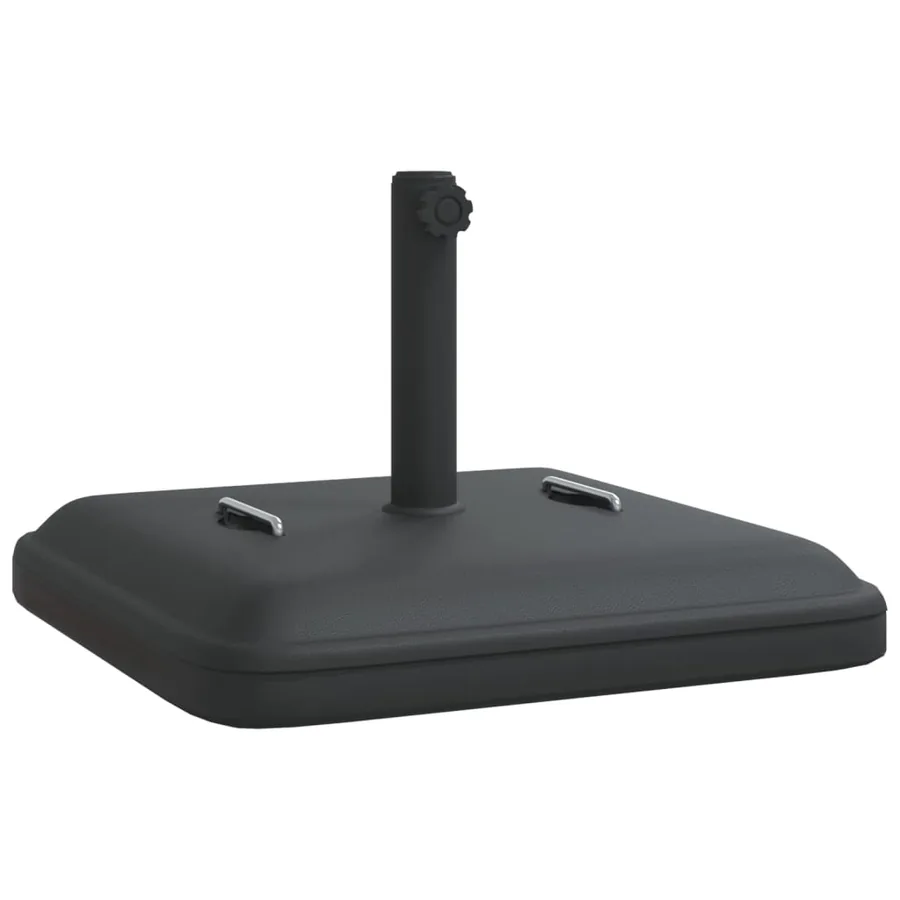 Base de parasol avec poignées pour mâts Ø38 / 48 mm 27 kg carré - 2