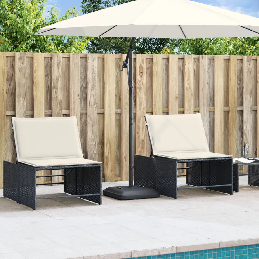 Base de parasol avec poignées pour mâts Ø38 / 48 mm 27 kg carré - 3