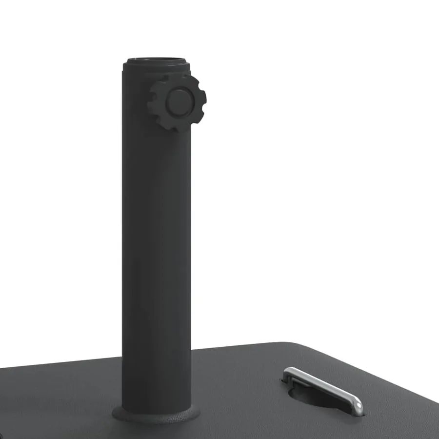 Base de parasol avec poignées pour mâts Ø38 / 48 mm 27 kg carré - 8