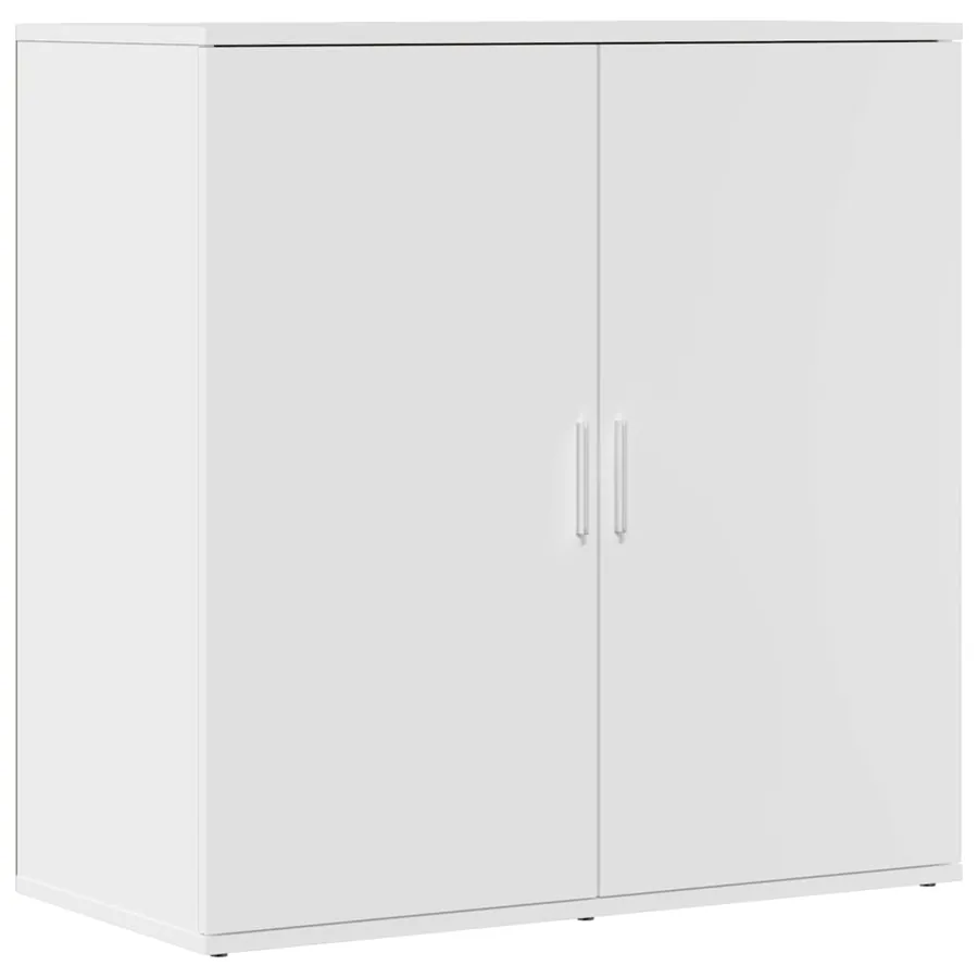Buffet blanc 79x38x80 cm bois d’ingénierie - 2