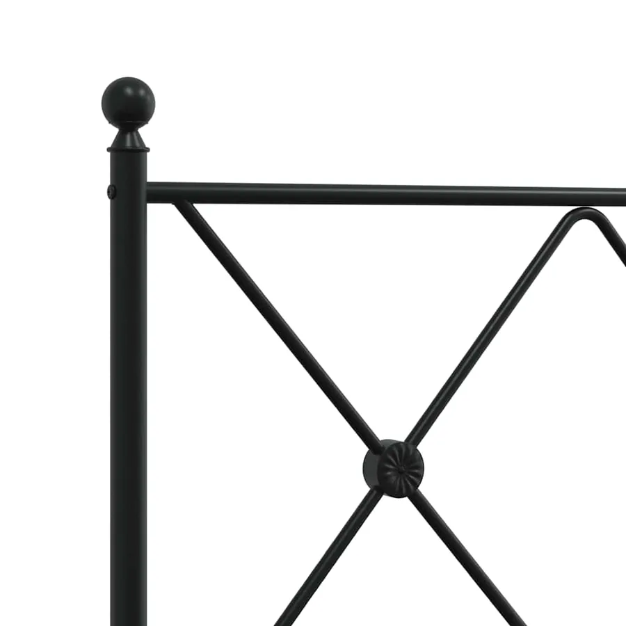 Tête de lit de remplacement métal noir 75 cm - 5