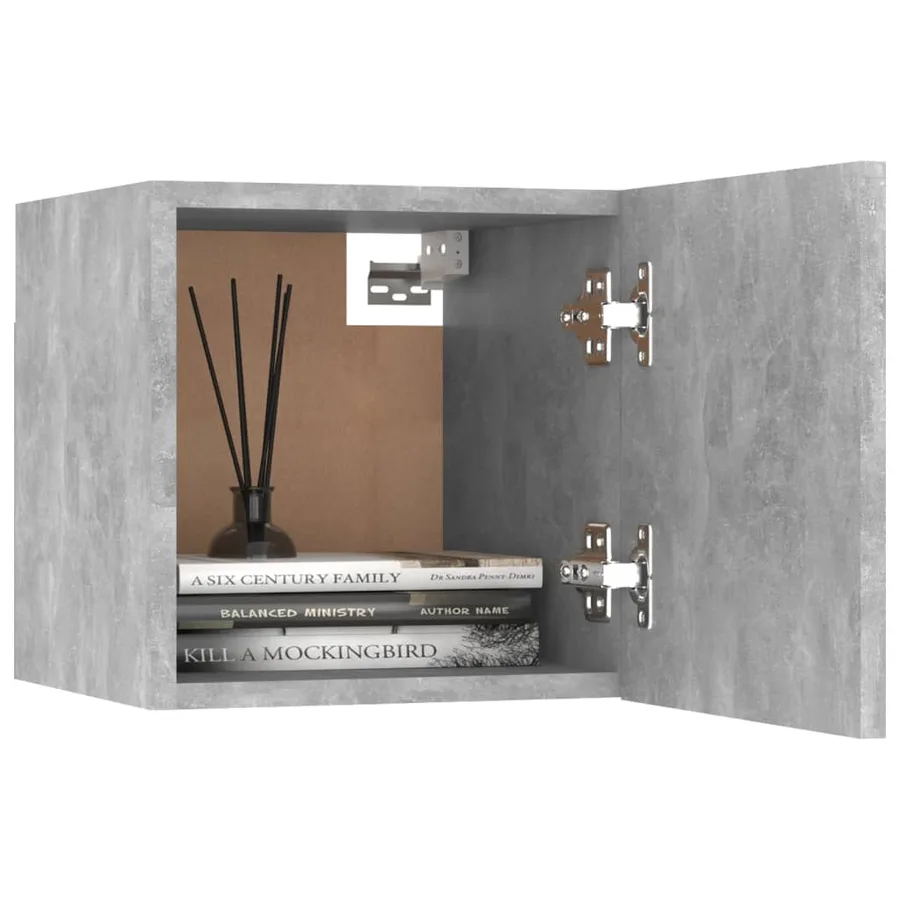 Ensemble de meubles TV 8 pcs Gris béton Bois d'ingénierie - 10