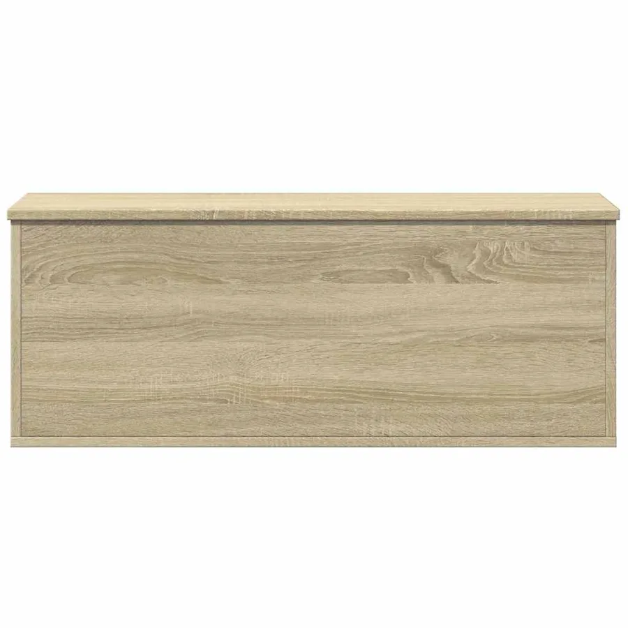 Boîte de rangement chêne sonoma 90x35x35 cm bois d'ingénierie - 4