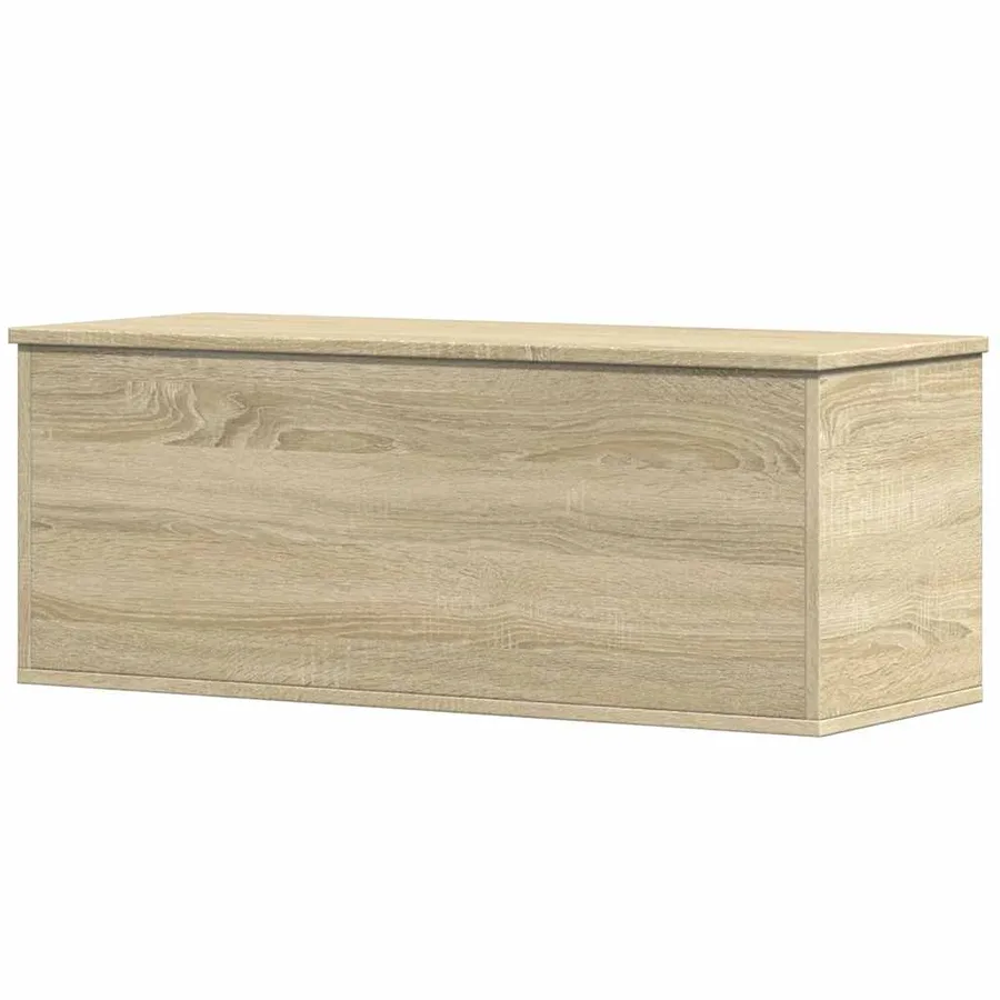 Boîte de rangement chêne sonoma 90x35x35 cm bois d'ingénierie - 6