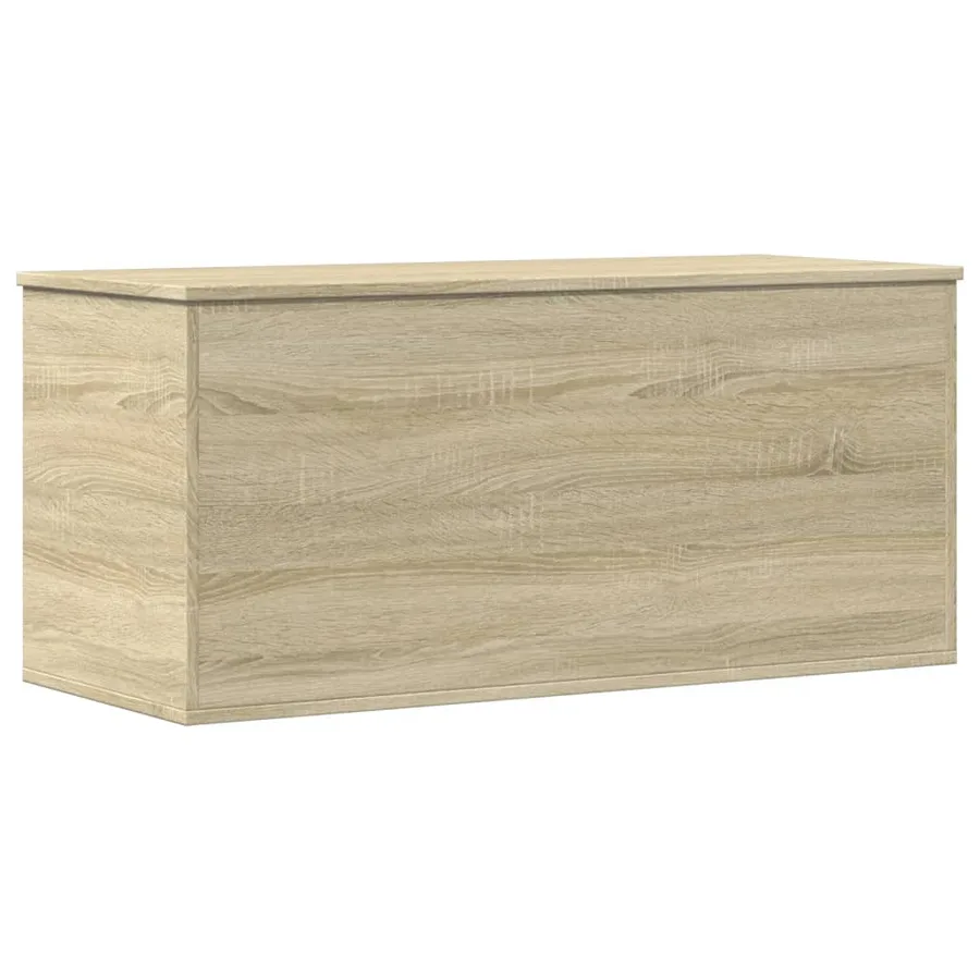 Boîte de rangement chêne sonoma 100x42x46 cm bois d'ingénierie - 6