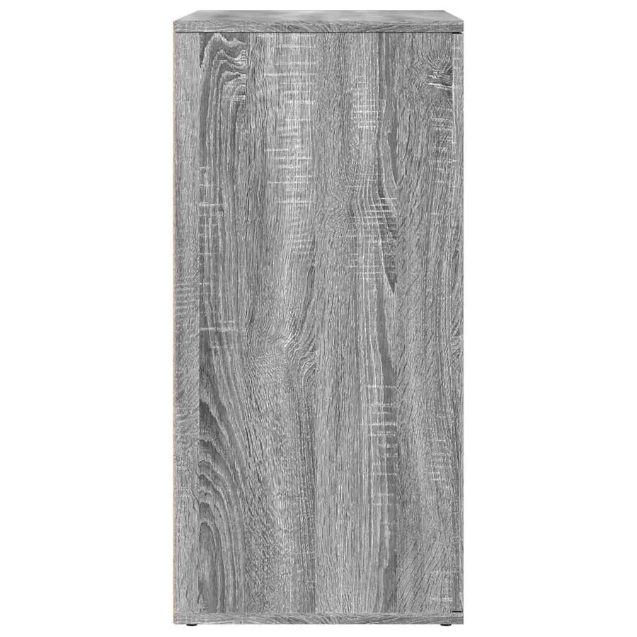 Buffet sonoma gris 79x38x80 cm bois d'ingénierie - 7