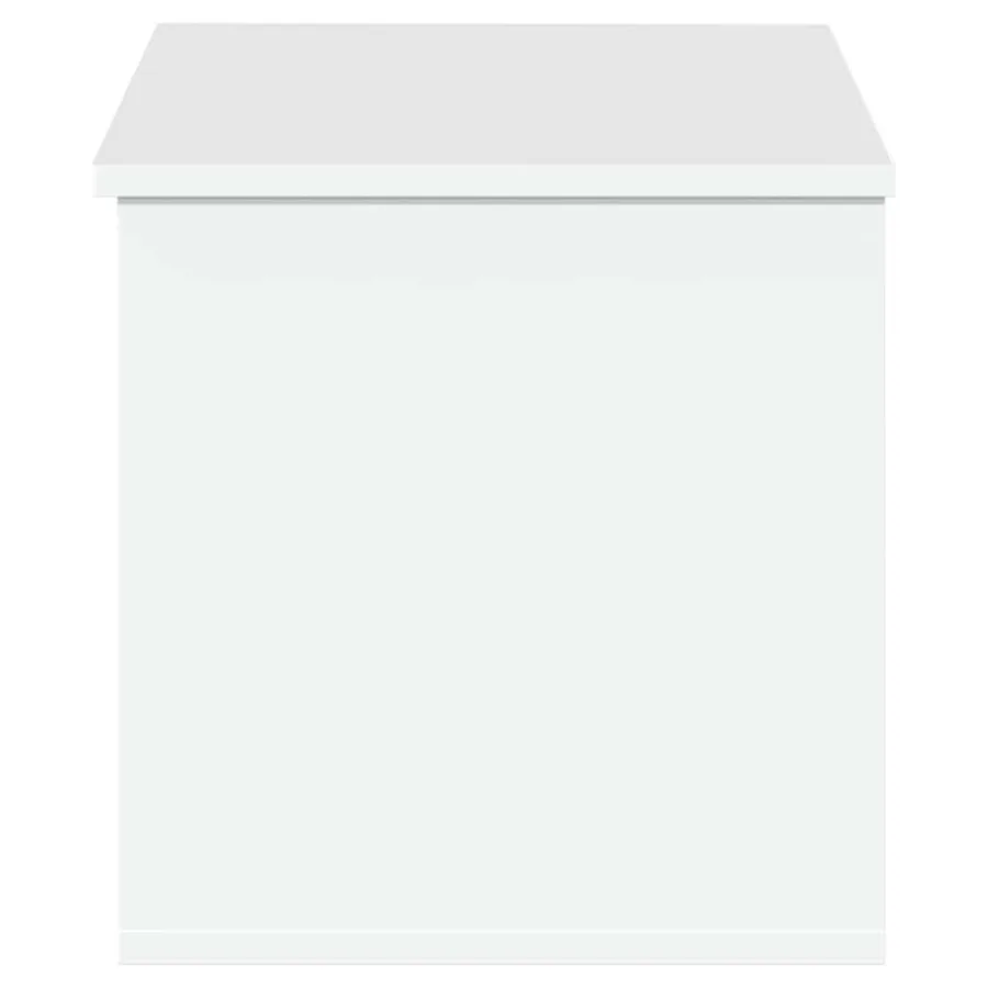 Boîte de rangement blanc 90x35x35 cm bois d'ingénierie - 5