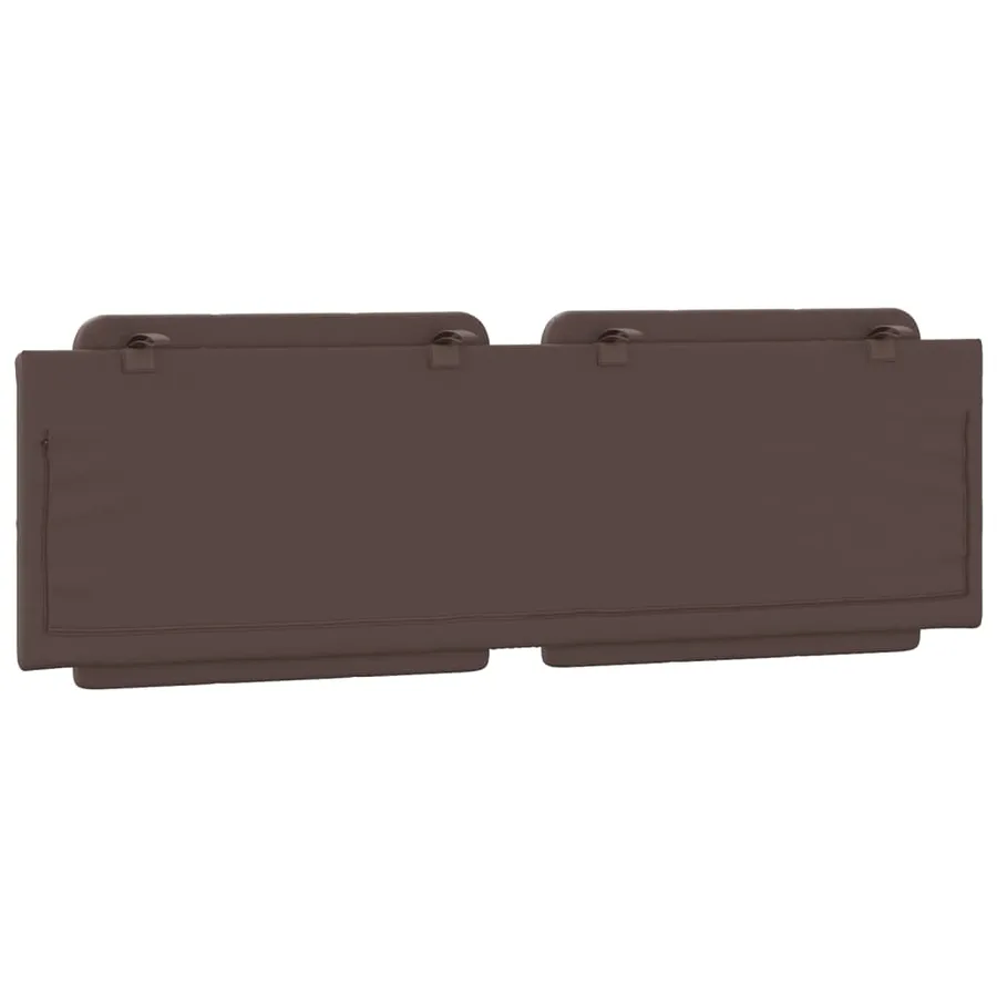 Coussin de tête de lit Zadar marron 160 cm similicuir - 6