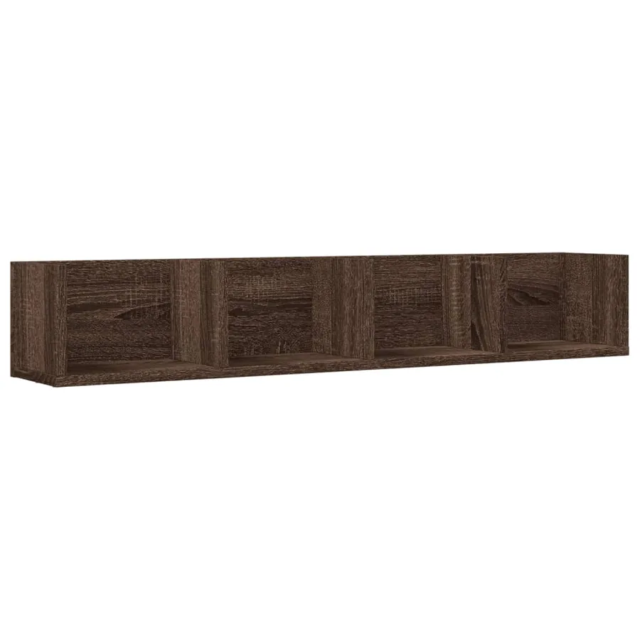 Armoires murales 2pcs chêne marron 99x18x16,5cm bois ingénierie - 6