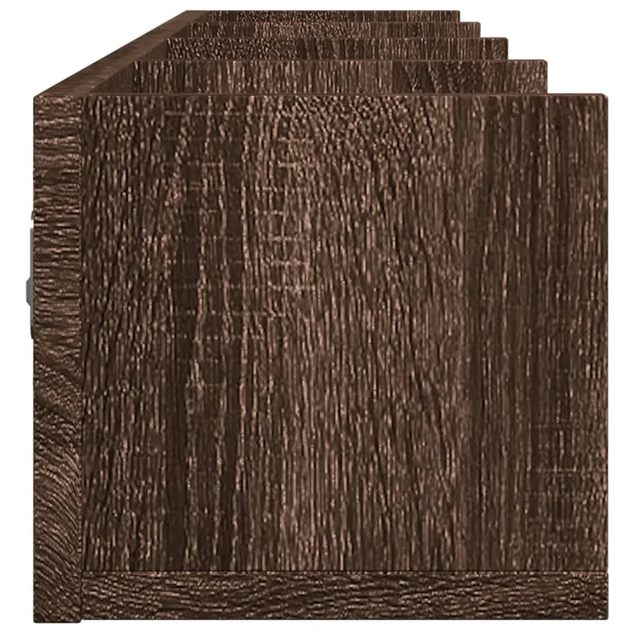 Armoires murales 2pcs chêne marron 99x18x16,5cm bois ingénierie - 7