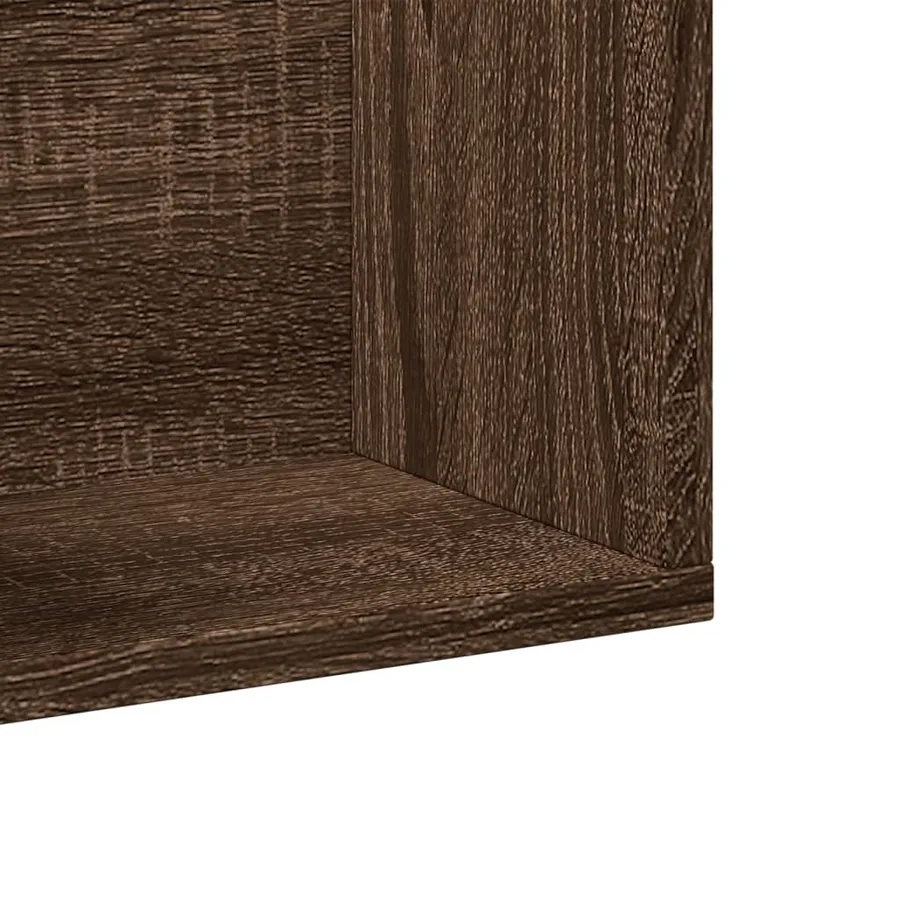 Armoires murales 2pcs chêne marron 99x18x16,5cm bois ingénierie - 9