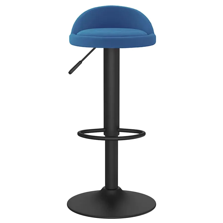 Tabouret de bar Bleu Velours - 3