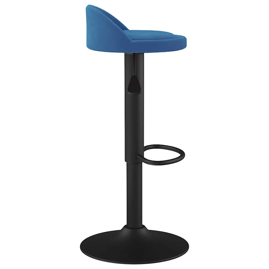 Tabouret de bar Bleu Velours - 4