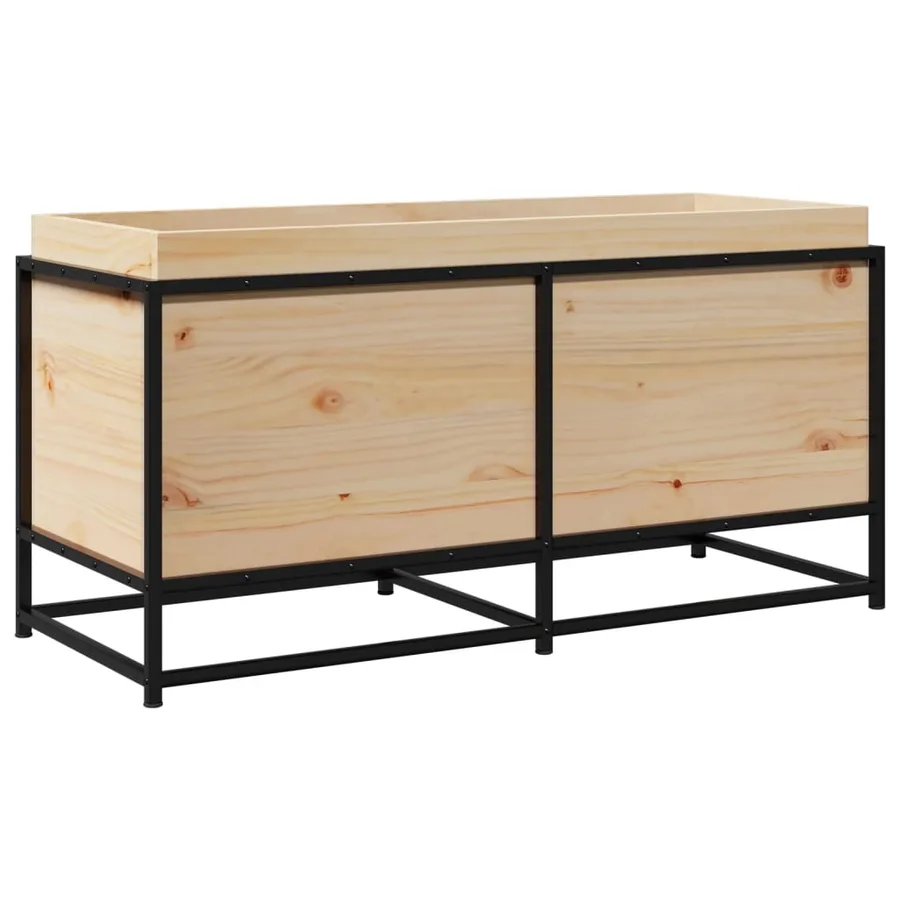 Jardinière 100x40x50 cm bois de pin massif - 2