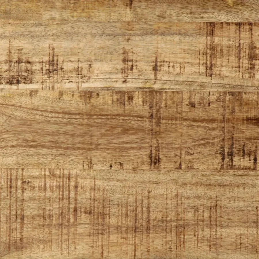 Table à manger 120x55x76 cm bois de manguier massif brut - 7