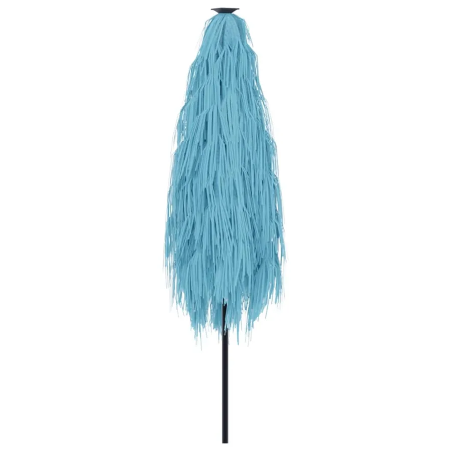 Parasol de jardin avec mât en acier bleu 388x388x248 cm - 6