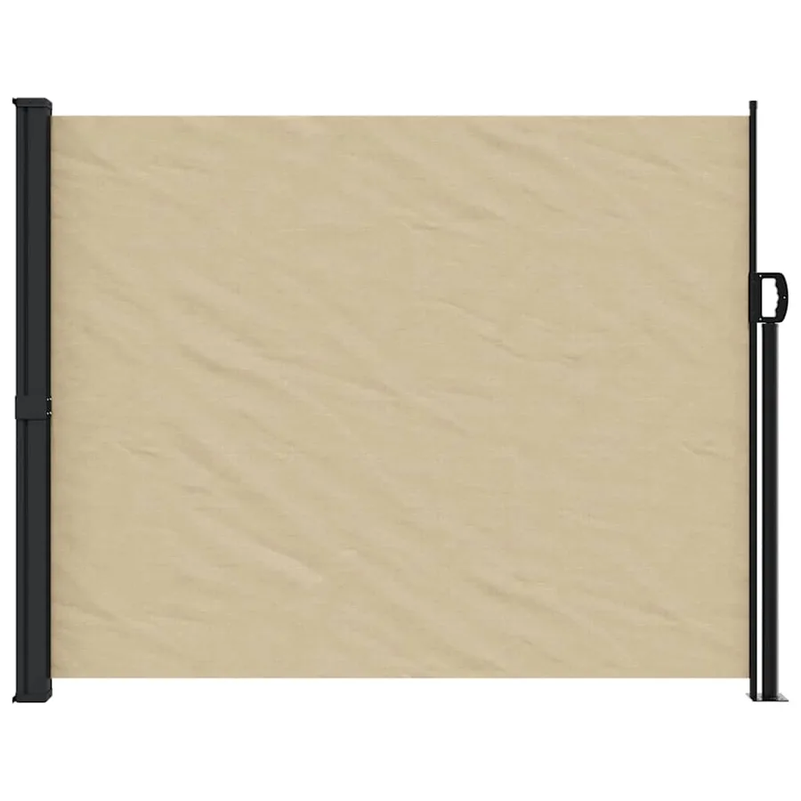 Auvent latéral rétractable beige 160x600 cm - 3