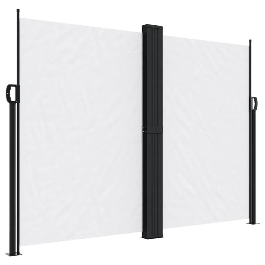 Auvent latéral rétractable blanc 180x1000 cm - 2