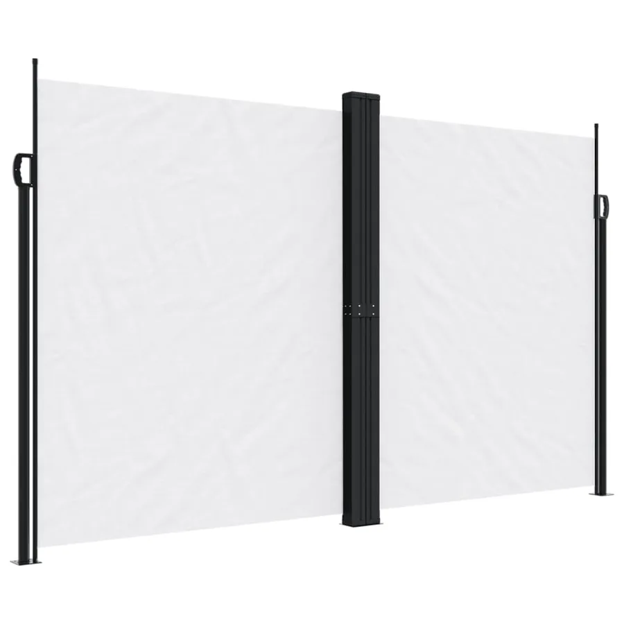 Auvent latéral rétractable blanc 200x600 cm - 2