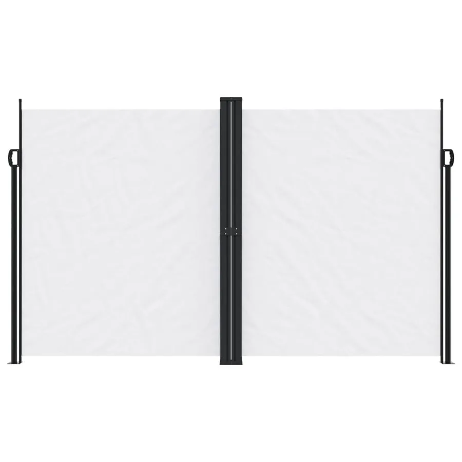 Auvent latéral rétractable blanc 200x600 cm - 3