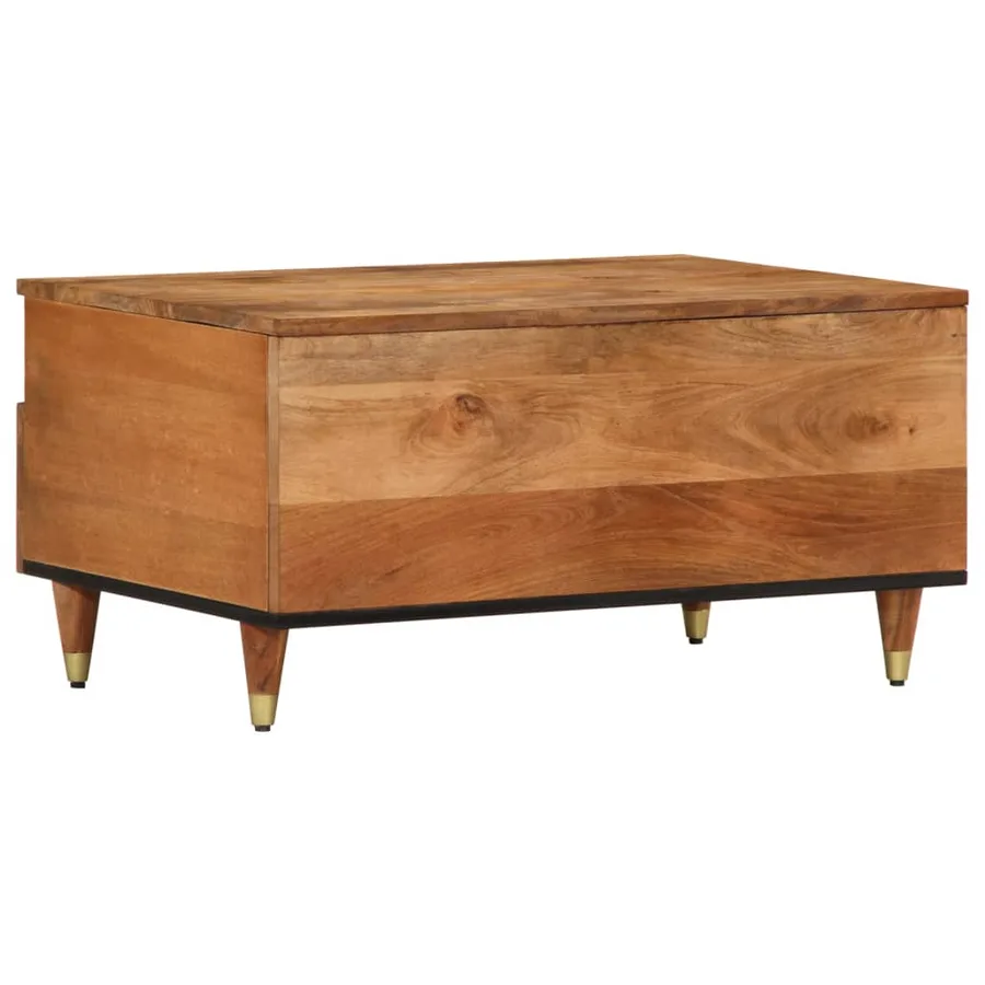 Table basse 80x54x40 cm bois de manguier massif - 5